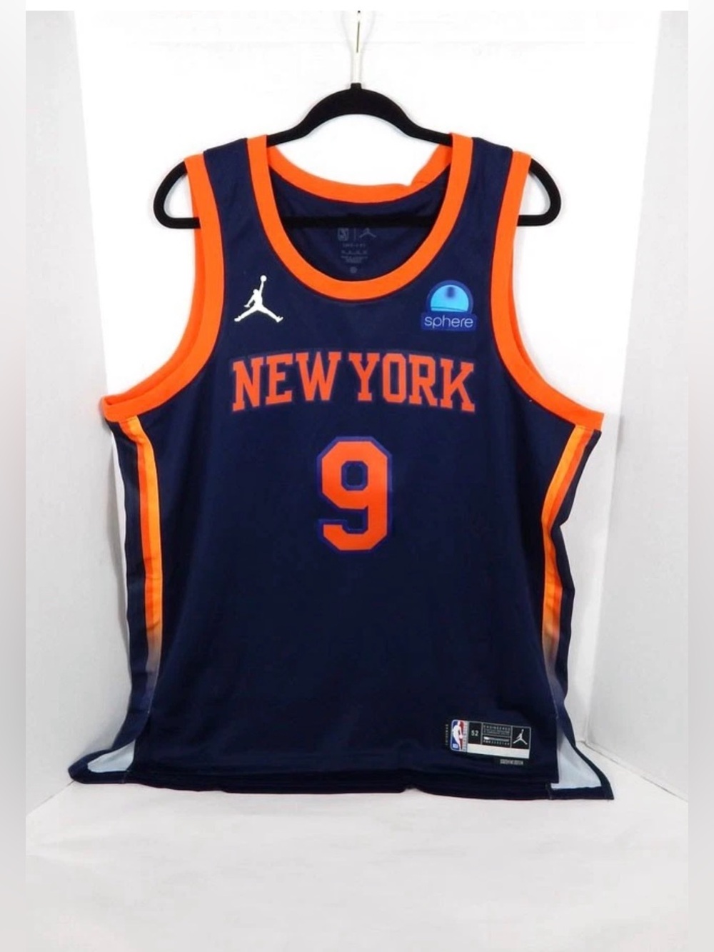 Nike New York Knicks #9 Barrett Swingman Statement Basketball Jersey 52 XL
